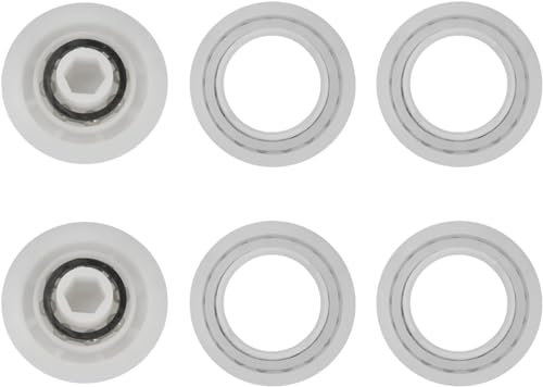 Screw Man 3884997-R6 Automatische Roboter-Führungsräder für Poolreiniger, 4 Stück und Pully Getriebe, 2 Stück, passend für Dolphin Nautilus cc Plus Parts Dolphin Premier Laufrad