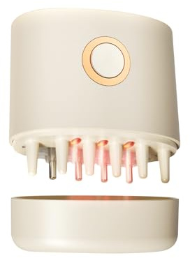 Scalp Oil Applicator, HaarölApplikator Flasche für Haarwachstum, Wurzelkamm Applikator Flasche, Kopfhaut Öl Applikator, Haaröl Applikator, Ölspender, Haar Massagegerät, Roller Kugel Massagegerät
