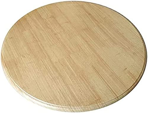 Plato Giratorio De Madera Lazy Susan,Bandeja Giratoria Grande para Servir Alimentos,para Cenas, Comidas Familiares Y Eventos,Color Madera,90cm/35.4in