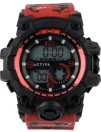 Invicta Activa Digital Kunststoff Herren Quarzuhrwerk - 54mm