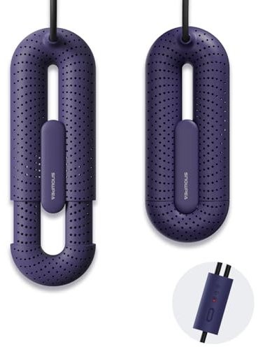Snowpea Elektrischer Schuhtrockner, elektrischer Skischuhtrockner, Trainertrockner für Schuhe, Arbeitsstiefel, Handschuhe mit 3/6/9 Stunden Timer - Pro