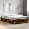 Faroom Bett mit Stauraum 160x200 cm Einzelbett mit Schubkästen Holzbett Stauraumbett Kinderbett Jugendzimmer Kojenbett Jugendbett mit Lattenrost Räuchereiche