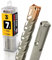 SDS Plus Hammer Drill Bit 4 x Cutting PGM Diameter 7.0 mm x 140 mm - Amboss Werkzeuge SDS Crusher 4 - HM Concrete Drill Carbide Professional Drill Bit 7.0 mm x 140 - Masonry Drill Reinforced Concrete