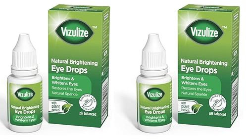 Vizulize Natural Brightening Eye Dops 10ml - 2 Pack