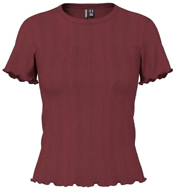 Pieces Damen Pcmarie Ss O-Neck Poin Top JRS Noos Bc Pcmarie Ss O-Neck Poin Top JRS Noos Bc (1er Pack)
