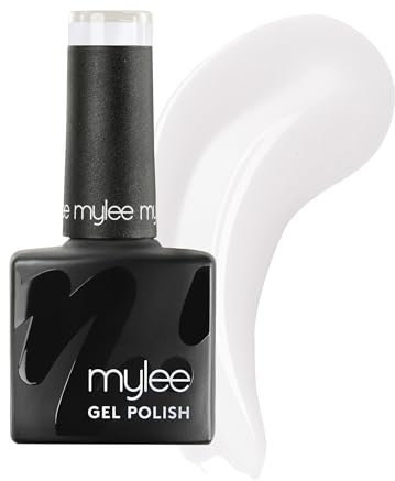 Mylee Gel Nail Polish 8ml [Ghosting] - UV/LED Soak-Off Nail Art Manicure Pedicure for Professional, Salon & Home Use [Nude Range] - Long Lasting & Easy to Apply