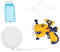 Abaodam Mini Electric Bubble Dinosaur Bubble Maker Toy Cartoon Shape Charging Bubble Random Color