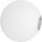 Abat-jour globe en verre blanc - Remplacement G9 - Pour salon, chambre à coucher (12 cm)