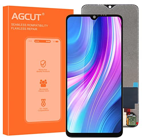 Pantalla LCD para Xiaomi Redmi Note 8 PRO M1906G7I M1906G7G Reemplazo de la pantalla para Redmi Note 8 PRO Pantalla de cristal Touch Screen Digitalizer Assembly con herramientas (6,53 pulgadas, negro)