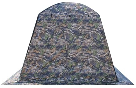 Ice Fishing Tent Outdoor Camping Square Stove Cube Insulated Sauna Winter Ice Fishing Tent Shelters(Multi-colored)