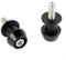 CNC-gefrästes eloxiertes Aluminium für Motorradständer, 2 x M8-Adapter-Set