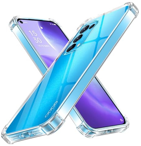 Olgary Hülle für Oppo Find X3 Lite 5G,Handyhülle Klare Stoßfeste Dünne Silikon Anti-Kratzer Transparent TPU Rückseite für Oppo Find X3 Lite 5G 6.43(Durchsichtig)