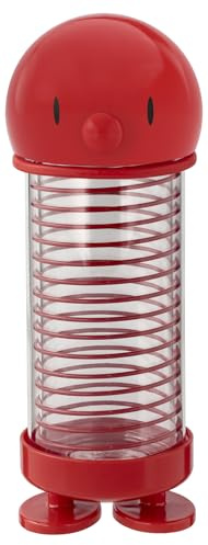 Hoptimist Water Bottle – 400 ml – Drinking Bottle for Children and Adults, Suitable for Hot and Cold Beverages, Double-walled Design, Tritan Plastic, Red