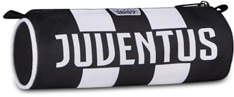 Seven Juventus Federmäppchen Kinder, Mäppchen Junge, Federtasche Schule, Schüleretui, schwarz/weiß, Fußball, offizielles Produkt