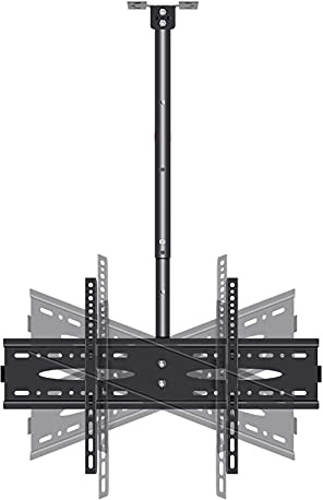 Ceiling Tv Mount Bracket, Full Motion 360° Rotation Tv Stand, For 40-60 Inch Lcd Flat Screen Tvs, Black And White Tv Bracket,A