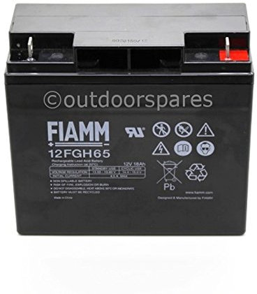 Stiga Elektrische Starterbatterie für Rasenmäher, 12 V, 200 A, 18 Ah