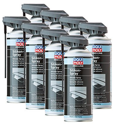 Liqui Moly 7389 Pro-Line - Spray siliconico in plastica, metallo, gomma, legno, 400 ml