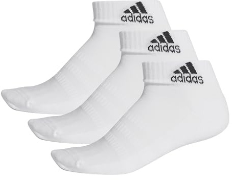 adidas Mens Socks Cush Ank 3Pp, White/White/White, DZ9365, M EU