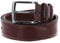 Joop! Herren Gürtel - Coll. Belt 3,5 cm, Echtleder, Dornschließe, doppelte Nähte, Logo (90 cm, Cognac)