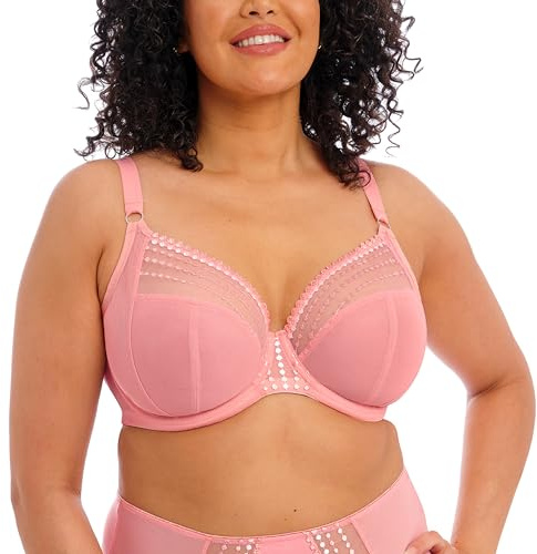 Elomi Matilda Plunge Underwire Bra, Rose, 38H US