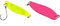 Fishing Tackle Max FTM Spoon Hammer 3,3cm 2,4g - Forellenblinker, Farbe:UV gelb/UV pink