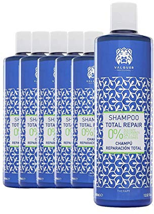 Valquer – Reparierendes Shampoo, ohne Sulfate, Ene, Silikone und Salz, 400 ml, für geschädigtes Haar