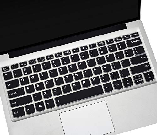 Keyboard Cover for Yoga 7i 5i 2-in-1 14/Flex 5 14 2-in-1 Laptop/Flex 5 14/ Idepad S540 14/ThinkBook 14 Gen 2,Keyboard Protector Skin for Ideapad 5 14-Black