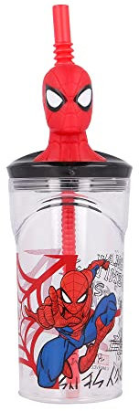 STOR Figurine 3D Verre 360 ML Spiderman Urban Web