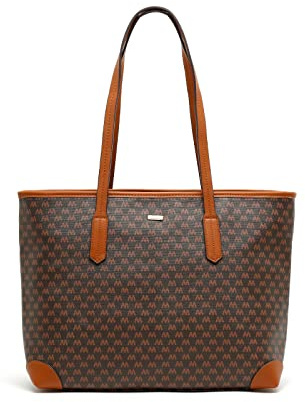MISAKO Monogram Große Shopper-Tasche mit Monogramm-Druck Damen - Monogram Braun 30 X 36 X 14 cm