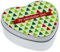 STEMPEL-FABRIK Geschenkdose in Herzform mit Aufdruck - Design Tannenbaum - Keksdose - Plätzchendose - Metalldose - Geschenkidee Weihnachten - Weihnachtsgeschenkbox - Geschenkbox