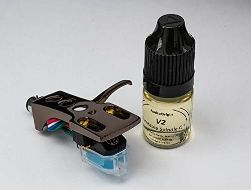 Titanbeschichtetes Headshell, AT-VM95, Tonabnehmer, Eingabestift, Nadel, Öl für Audio Technica T.92, AT-LP120 USB, AT-LP1240 USB, AT-PL120