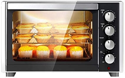 MXXHFC 35L Mini Oven Adjustable Temperature 0-230℃ and 120 Minutes Timing Three-layer Baking Position Household Baking Multifunctional Automatic Electric Oven To Bake Cakes and Pizza with Accessori