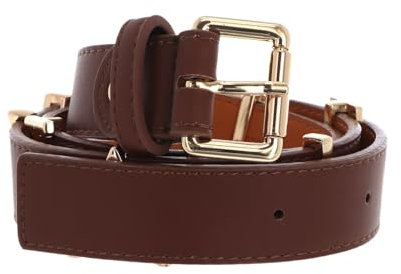 Valentino Gürtel Emma Winter Belt W100 Caffé/Oro braun kürzbar