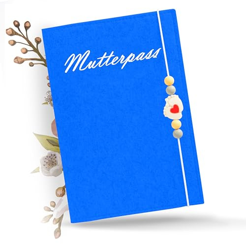 ONE+PLUS® Schutzhülle für Mutterpass & U‑Heft – Geschenk Schwangerschaft – Nachhaltig & Handgemacht – Organizer für Ultraschallbilder
