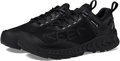 KEEN Damen Nxis Evo Waterproof Wanderschuh, Black Steel Grey, 36 EU