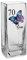 Personalised 70th Birthday Flower Vase Gift Present With Butterfly Clear