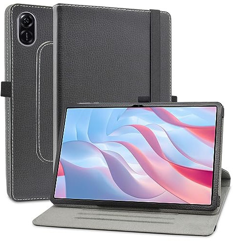 MAMA MOUTH Compatible con Honor Pad X9 Funda,Cuero Sintético Rotación de 360 Grados de Función de Soporte para 11.5 Honor Pad X9 / Honor Pad X8 Pro Tablet,Negro