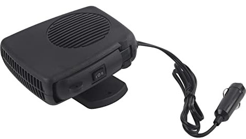 Hapivida Auto Heizlüfter, 12V 200W Tragbar 2-in-1 Auto Heizungen Defroster Windschutzscheibe Auto Heizung Elektrischer Heizlüfter für Autos, Winter-Luftreiniger