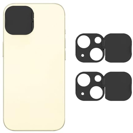 EYSOFT Camera Lens Cover Compatible for iPhone 15 / Phone 15 Plus,Camera Lens Protector to Protect Privacy and Security,Strong Adhesive -2 Pack