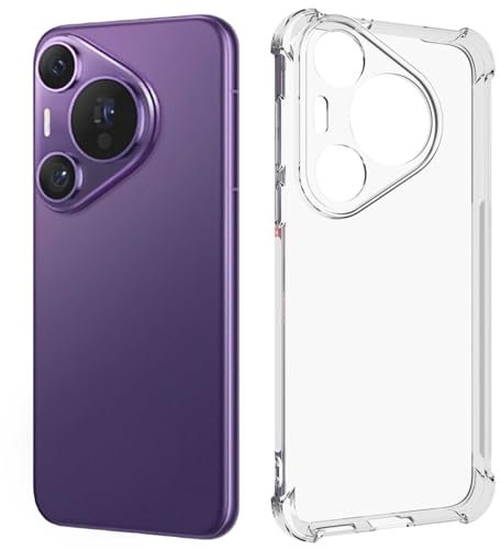 mtb more energy® Case Soft Armor kompatibel mit Huawei Pura 70 Pro/Pro+ (P70 Pro/Pro+) - verstärkte Ecken - Kameraschutz - 1,5mm TPU - Schutz-Hülle Cover Handyhülle