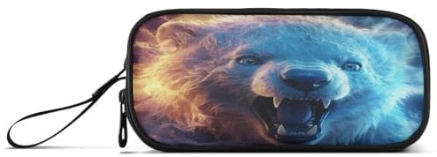 Gefeuerter Blauer Koala Federmäppchen Federtaschen Mäppchen Schlamperbox Tasche für Jungen Mädchen Schüler