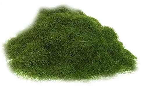 Poudre de gazon statique de 5 mm - Couleur verte - Fausse herbe de jardin - Paysage miniature - Sable artificiel - Modèle de table de chemin de fer pour modèles