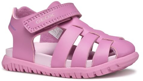 Geox B SANDAL FUSBETTO GI, Girls’ Sandal, Dk Pink,