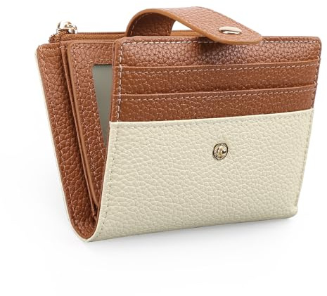 GOIACII Porte-Monnaie pour Femme avec Blocage RFID - Grand Portefeuille de Voyage à Deux Volets pour Cartes de crédit pour Femme