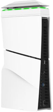 Ventilador de Refrigeración para PS5 Pro, Ventilador de Refrigeración Superior con 3 Niveles de Velocidad Ajustable, Iluminación LED RGB, 2 Puertos USB (Disco y Digital Edición)