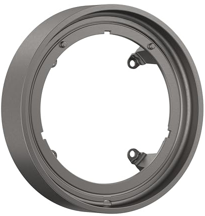 hansgrohe ShowerSelect Comfort S Verlängerungsrosette 22mm, 13624340, Farbe: Brushed Black Chrome