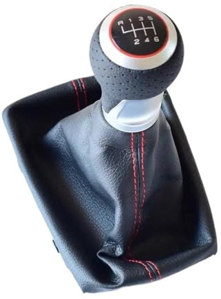 Auto Schalthebel Für A4 (2001-2008) Für B6(2001-2005) Für A6 Für C5 (2001) Für Seat Exeo (2011) Leon (2000) Schalthebelknauf Kopfmanschette Gaitor Abdeckung Rahmen Schaltknauf Schalthebel(3)
