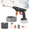Nettoyeur Haute Pression à Batterie, Nettoyeur Haute Pression sans Fil Compatible avec Makita 18 V Batterie, Pistolet de Nettoyage Haute Pression Portable, 35 Bar, 5m Tuyau, Pulvérisateur de Mousse