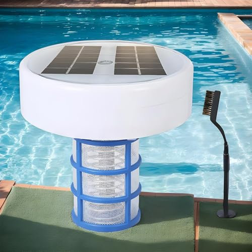 Ionizador solar para piscina, ionizador eléctrico de cobre, purificador de agua con ionización de cobre, ionizadores solares para piscinas con luz LED, ionizadores flotantes, limpiador de agua