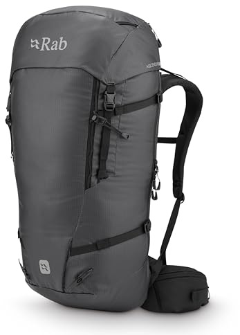 Rab Ascendor Rucksack, Schwarz , 45-Liter (Back Length - Medium)